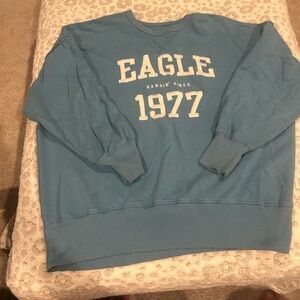 American Eagle women’s size Medium logo sweatshirt GUC